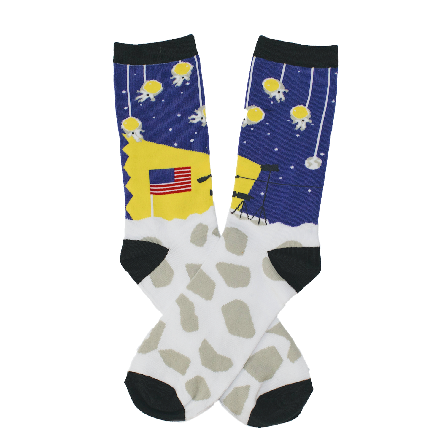 Moon Landing Conspiracy Sock