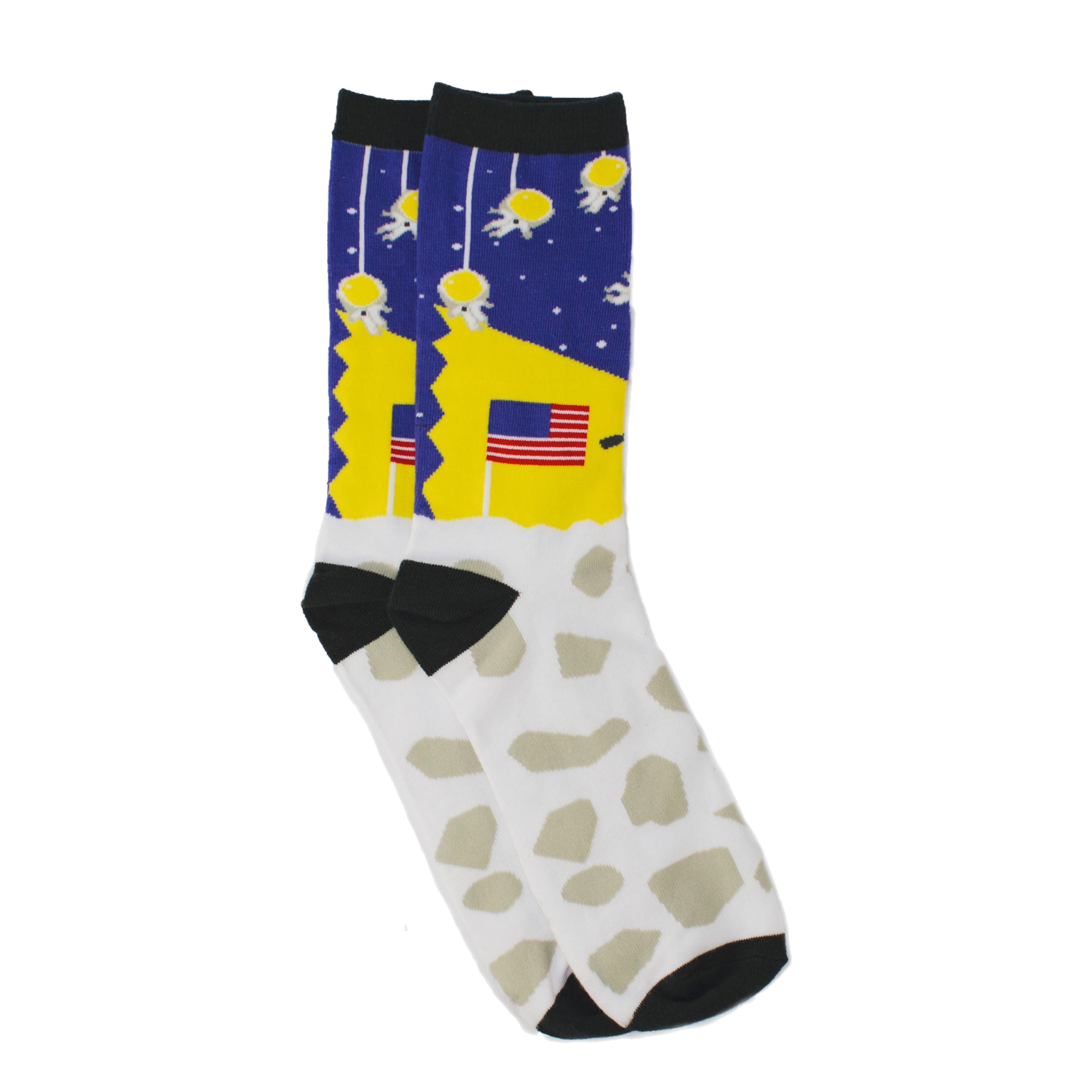 Moon Landing Conspiracy Sock